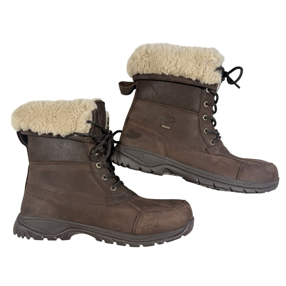 UGG Adirondack III Waterproof Boots 10 Men/11.5 Women/43 EU‎ Cedar Leather Snow